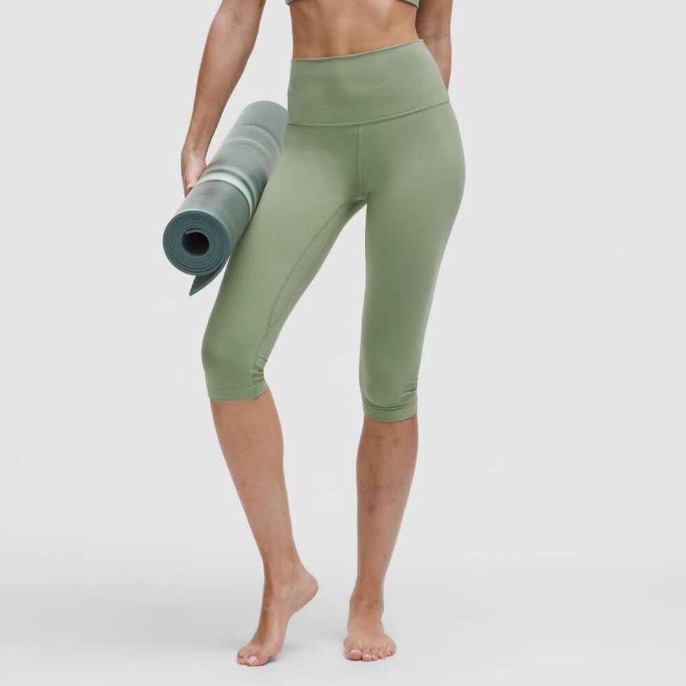 Lululemon Women's Align High-Rise Crop 17" Leggings - Green
